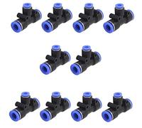 Movilideas 10 Unidades Conector de tubo de aire comprimido de 8mm Empalme En T PE-8