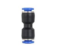 Movilideas 10 Unidades Conector de tubo de aire comprimido de 8mm Empalme PU-8