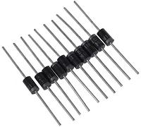 Movilideas - 10 Unidades de 1N5404 - Diodo rectificador (3 A, 400 V, diodos de silicio, electrónicos)