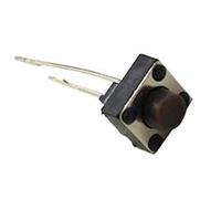 Movilideas - 10x Micro Pulsador SWITCH 6x6x5 mm PCB 2 PINES LARGOS ideal para Protoboard