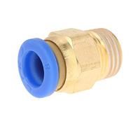 Movilideas 9 Unidades Conector de tubo de aire comprimido de 8mm rosca 3/8" Electroválvula PC8-03