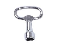 Movilideas - Llave ascensor | Maestra triangular | Puertas | Emergencia | Diámetro 8 mm | Apta para ascensor, radiadores, cajas de control, armarios