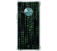 Movilshop Funda Antigolpes para Honor Magic 6 Lite 5G Cine Fantástico [ Números Binarios Matrix ] Esquina Reforzada Silicona 1.5mm de Grosor Flexible Transparente Bumper Gel TPU