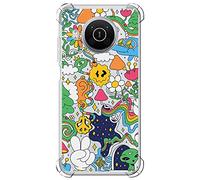 Movilshop Funda Antigolpes para Nokia X10 5G - X20 5GArtístico [ Patrón Trippy y Psicodélico ] Esquina Reforzada Silicona 1.5mm de Grosor Flexible Transparente Bumper Gel TPU