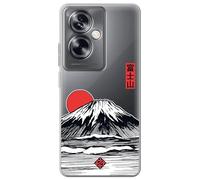 Movilshop Funda para [ OPPO A79 5G ] Dibujo Japones [ Monte Fuji ] de Silicona Flexible Transparente Carcasa Case Cover Gel para Smartphone.