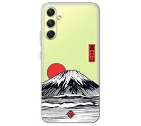 Movilshop Funda para [ Samsung Galaxy A05S ] Dibujo Japones [ Monte Fuji ] de Silicona Flexible Transparente Carcasa Case Cover Gel para Smartphone.