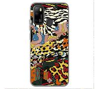 Movilshop Funda para [ Ulefone Note 9P ] Dibujo Tendencias [ Pieles de Animales y Telas ] de Silicona Flexible Transparente Carcasa Case Cover Gel para Smartphone.