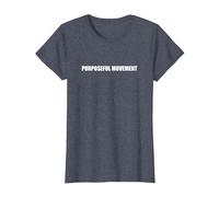 Movimiento con propósito Camiseta, Mujer, Azul Jaspeado, 3XL