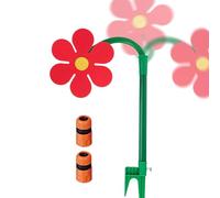 Movimiento De 360° Aspersor De Margaritas Locas, 147 * 11.5cm Aspersor con Forma De Flor Loca para Patio, Equipado con 2 Adaptadores, Adaptado A La Interfaz Estándar De Manguera