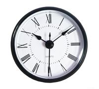 Movimiento de inserción de reloj de cuarzo de 70 mm para bricolaje o reemplazo, compatible con esferas de números arábigos y romanos, plástico y metal, fácil de instalar con batería AAA (C)
