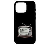 Movimiento de la Verdad Hablar Control de Medios Activismo Retro Carcasa para iPhone 16 Pro