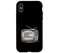 Movimiento de la Verdad Hablar Control de Medios Activismo Retro Carcasa para iPhone X/XS