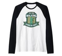 Movimiento de longevidad de Caminata de Tai chi para Personas Mayores Camiseta Manga Raglan