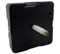 Movimiento de reloj estándar UTS alemán Euroshaft IEC R6+, rueda de ajuste negra, repuesto adecuado para Junghans (eje de 26 mm, caras de reloj de hasta 12-18 mm de grosor)
