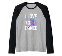 Movimiento I Love To Dance Passion Camiseta Manga Raglan