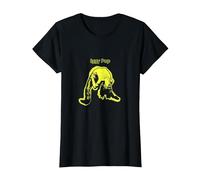 Movimiento Iggy Pop Camiseta, Mujer, Negro, XS