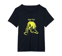 Movimiento Iggy Pop Camiseta, Mujer Tallas Grandes, Negro, 3XL Grande