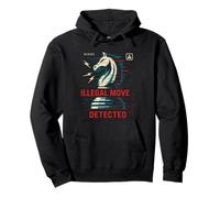 Movimiento ilegal detectado Chess Knight Glitch Chess Player Sudadera con Capucha