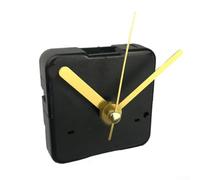 Movimiento silencioso de cuarzo para relojes sin marco, mecanismo de reloj de eje largo de 13 mm con manecillas fluorescentes, kit de motor de reloj de pared de repuesto para madera y metal (E)