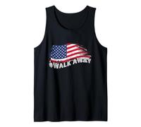 #Movimiento Walk Away, regalo para patriotas, regalos de bandera estadounidense Camiseta sin Mangas