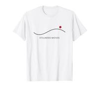 Movimientos de quietud - Diseño Minimalista de Onda Zen Camiseta