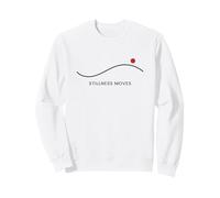 Movimientos de quietud - Diseño Minimalista de Onda Zen Sudadera