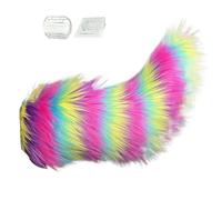 Moving Cosplay Tail - 30 x 10 x 5 cm Role Playing Props | Fuzzy Tail Car Decoration For Riders Bikers Daily Rides Long Tours Stage Performance Halloween Masquerade Concierto Carnival