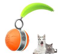 Moving Dog Ball, Interactive Pet Toy, Smart Cat Ball with Lights, Electric Ejercise Tool, Enrichment Play Design, Ideal para Kitten, Puppy, Interior, Outdoor Training, Boredom Ease, 1,81 x 2,64 x 1,97