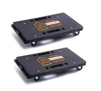 Moving Dolly Furniture Mover 4 Ruedas Heavy Duty Small Flat Dolly Carrito portátil con Ruedas, Paquete de 2