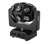 Moving Head - Faro LED para escenario, fiesta, discoteca, 180 W, 100 m², rojo, azul, verde, blanco, para salas de baile, clubes, conciertos, eventos