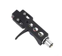 Moving Magnet MM - Cartucho fono con soporte para lápiz capacitivo para tocadiscos LP - Seguimiento ajustable de 1,5-2 g, terminales chapados en oro, codificados por colores