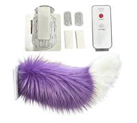 Moving Tail | Secure Mounting Design | ABS Material | Plush Car Tail Decoration | Interactive Electronic Motion-Activated Ornament | Secure Mounting Design | For RV Travel Rear Trucks Motorcycle