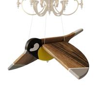 Moving Wing Bird Decor, Handcrafted Garden Ornament Sculpture, Dynamic Hanging Decoration, Wall Balcony Window Yard Garden Living Room Bedroom Patio Display, Bird Hanging Decor, Motion Style Ornament