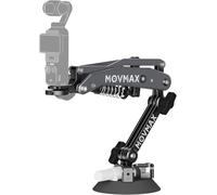 MOVMAX Brazo de Cuchilla Compatible con Pocket 3, Insta360/GoPro, Soporte de cámara con Ventosa con Tornillo de 1/4, Accesorios dji Osmo Pocket 3 para Coche