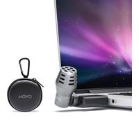 Movo DOM2-USB Mini micrófono omnidireccional USB para ordenador de 2 pies con adaptador USB compatible con ordenador portátil, PC y Mac, perfecto podcasting, juegos, trabajo remoto, conferencia, transmisión en vivo, micrófono de escritorio