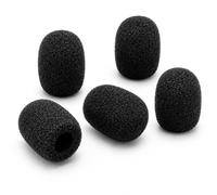 Movo F1/4 Pantallas Contra el Viento de Espuma Acústica para Micrófonos de Solapa - Se Adapta a Cápsulas de Micrófono de 6.3mm Diámetro x 11mm Longitud (Paquete de 5)