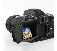 Movo LH30 Capucha Cubierta Lujosa LCD para Pantallas Giratorias de Cámaras DSLR y LCDs de Videocámaras (para Pantallas de 7.62cm [3"])