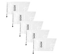 Movo RC1 Paquete de 5 Protectores de Lluvia Transparentes para cámaras DSLR y Objetivos hasta 46cm de Largo
