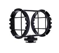 Movo SMM2 Soporte de Zapata Amortiguado de Cámara para Micrófonos Cañón 19-25mm de Diámetro (Incluyendo Rode NTG-1, NTG-2, Sennheiser MKE-600)