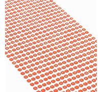 Movoja - Diamantes de imitación redondos y brillantes, autoadhesivos, para decorar y hacer manualidades, 880 unidades, 4 mm, color rojo