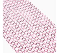 MOVOJA Piedras brillantes de color rosa autoadhesivas, 504 unidades de 6 mm, autoadhesivas, para niños, para manualidades, para pegar