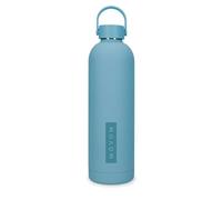 Movom Always On The Move Botella de Acero Inoxidable Azul 7x26,5x7 cms Acero Inoxidable