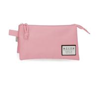 Movom Always on The Move Estuche Triple Rosa 22x12x5 cms Poliéster L