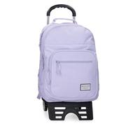 Movom Always on The Move Mochila Escolar Doble Compartimento con Carro Morado 31x42x13 cms Poliéster