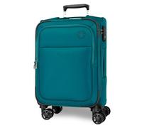 Movom Atlanta Maleta de Cabina Verde 37x56x20 cms Blanda Poliéster Cierre TSA 34L 2,9 kgs 4 Ruedas Dobles Equipaje Mano