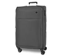 Movom Atlanta Maleta Grande Gris 48x76x29 cms Blanda Poliéster Cierre TSA 86L 3,06 kgs 4 Ruedas Dobles
