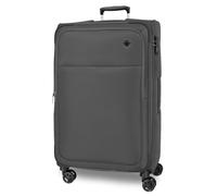 Movom Atlanta Maleta Grande Gris 48x76x29 cms Blanda Poliéster Cierre TSA 86L 3,06 kgs 4 Ruedas Dobles
