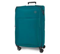 Movom Atlanta Maleta Grande Verde 48x76x29 cms Blanda Poliéster Cierre TSA 86L 3,06 kgs 4 Ruedas Dobles