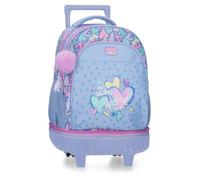 Movom Best Wishes Mochila Compact Desmontable 2 Ruedas Lila 32x45x21 cm Poliéster 30,2L