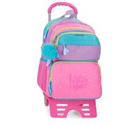Movom Block Mochila Escolar Doble Compartimento Rosa 32x45x19 cm Poliéster 27,36L